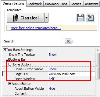 How to add a Link Button on your flipbook by Flash Page Flip Maker