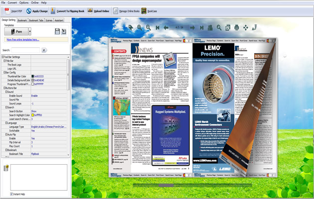 Flash Magazine Software for Mac software