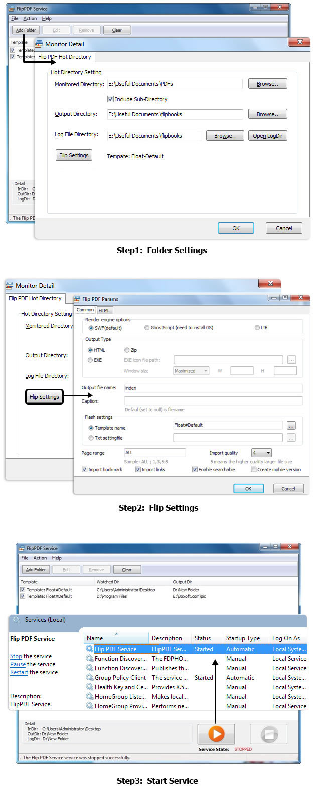 Click to view Flip PDF Service 2.2 screenshot