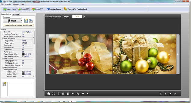 FlipPDF Free FlipPhoto Maker 1.0 full