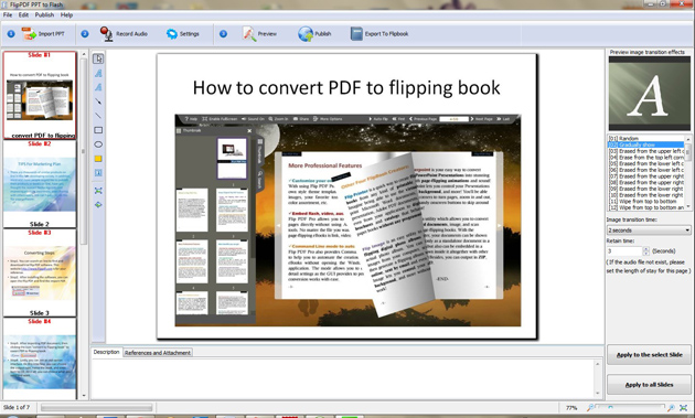 FlipPDF PPT to Flash screenshot FlipPDF PPT to Flash screenshot