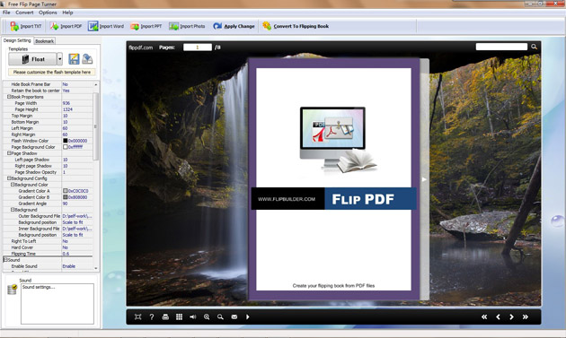 Free Flip Page Turner screenshot Free Flip Page Turner screenshot