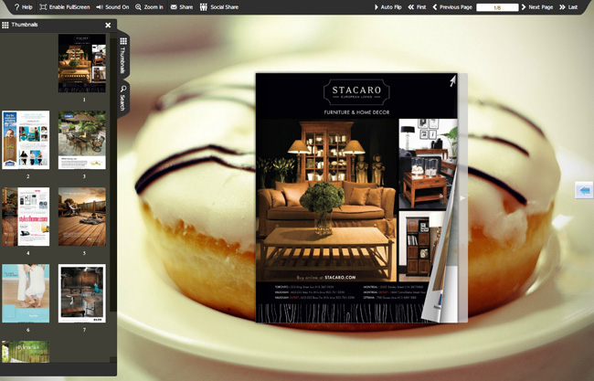 Page Flip Book Cake Style screenshot Page Flip Book Cake Style screenshot