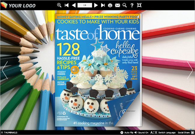 Page Flip Book Color Pencil Style 1.0 full