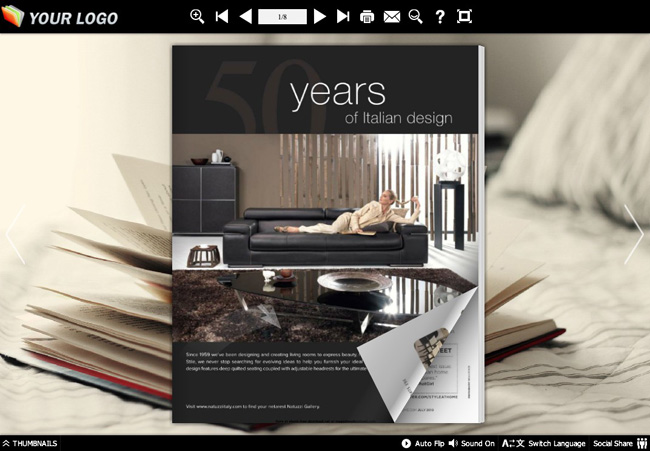 Page Flip Book Doze Style 1.0 full