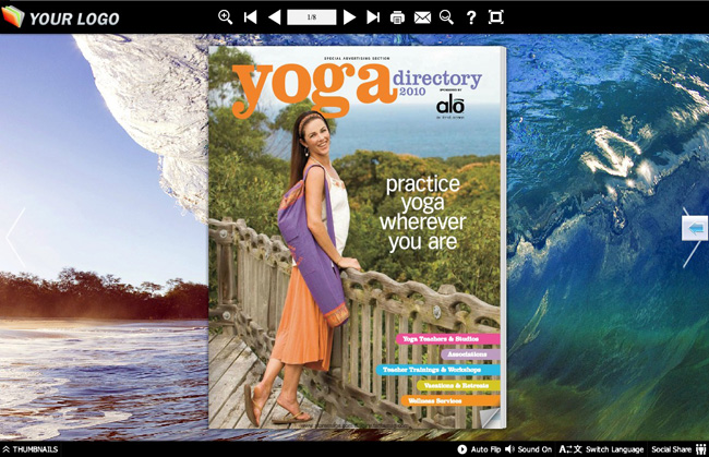 Page Flip Book Hawaii Style software