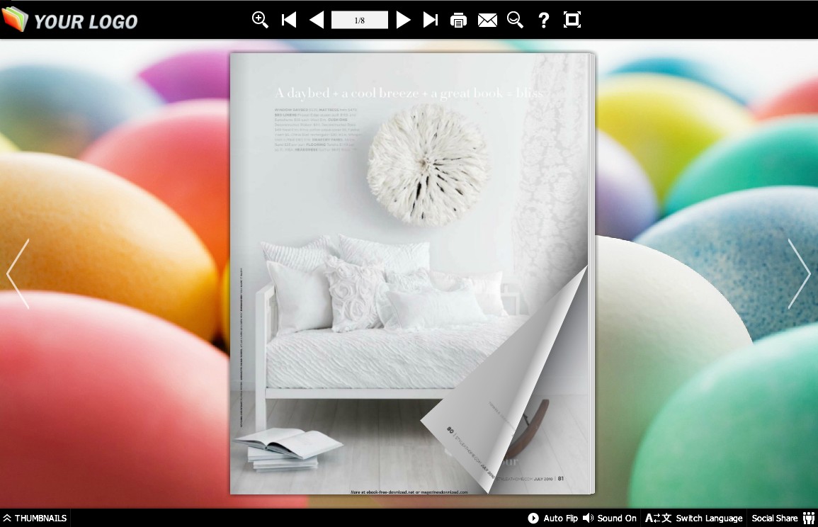 Page Flip Book Hazy Style 1.0 full