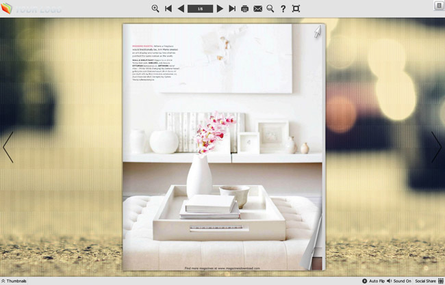 Page Flip Book Plain Style 1.0 full