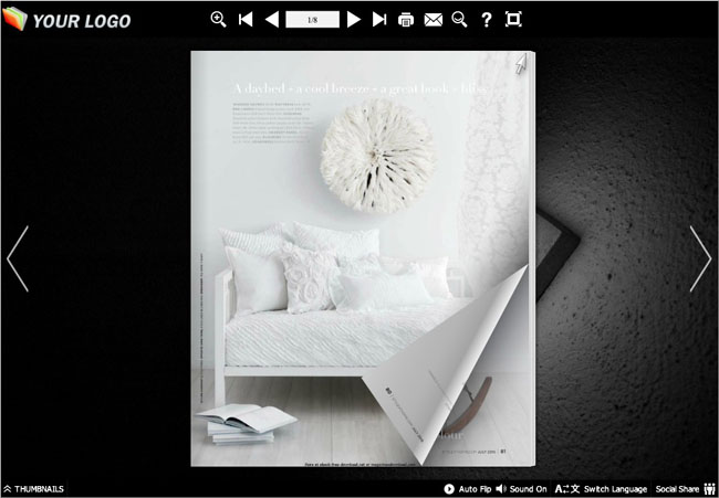 Page Flip Book Simple Style 1.0 full