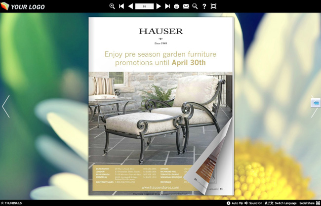 Page Flip Book Sunshine Style screenshot Page Flip Book Sunshine Style screenshot