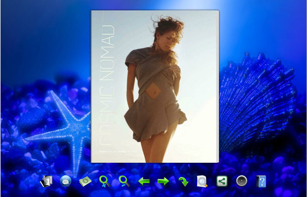 Flash flip book theme of Cold Blue Style 1.0 full