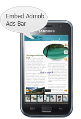 Embed Admob ads in app book on Flip PDF for Android